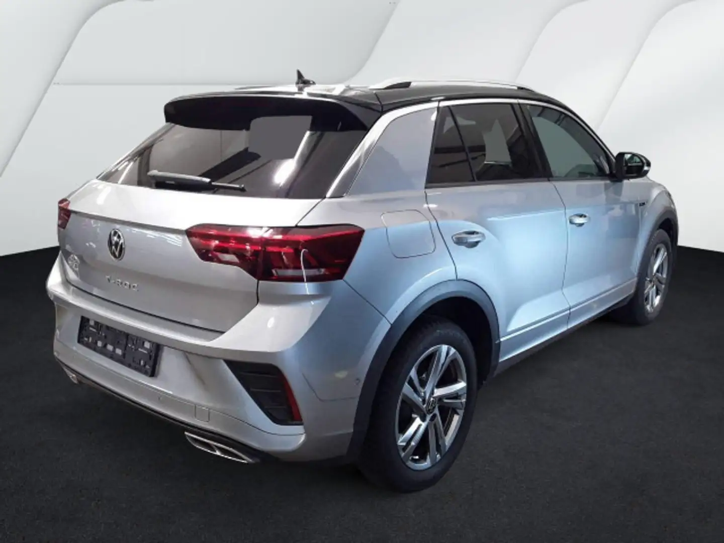 Volkswagen T-Roc 2.0 TDI DSG R-Line Navi AHK Sprachbedienun Silber - 2