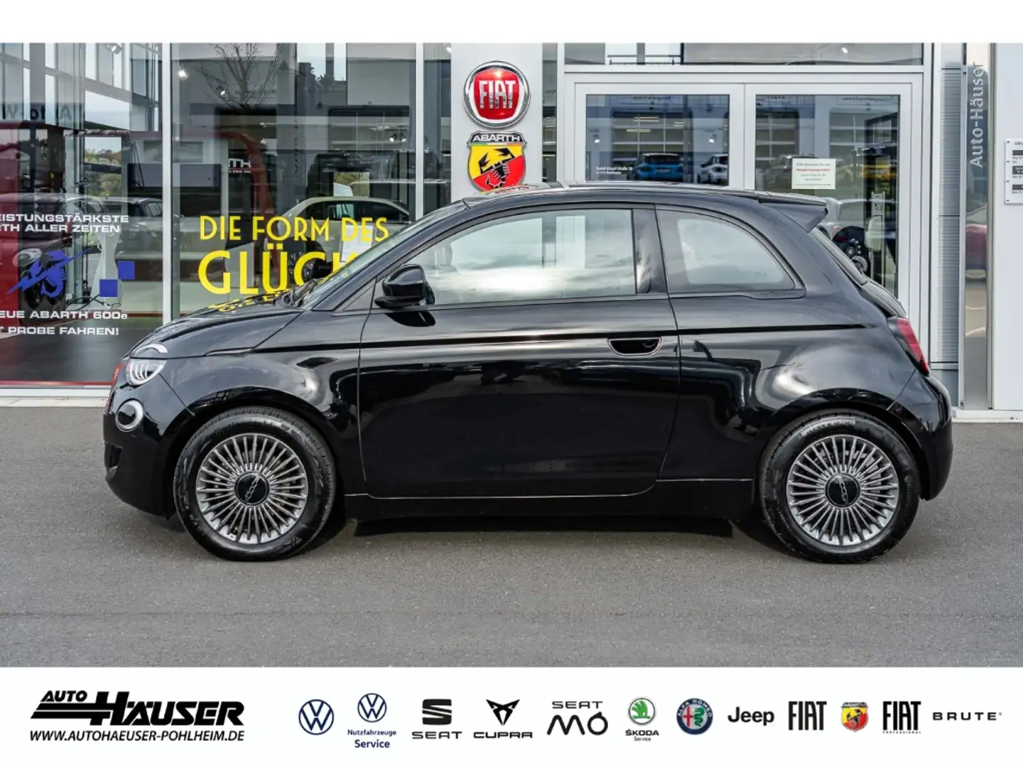 Fiat 500e 3+1 ICON 42kWh MY22 1.HAND MAGIC-EYE SITZHZG. KOMF Negro - 2