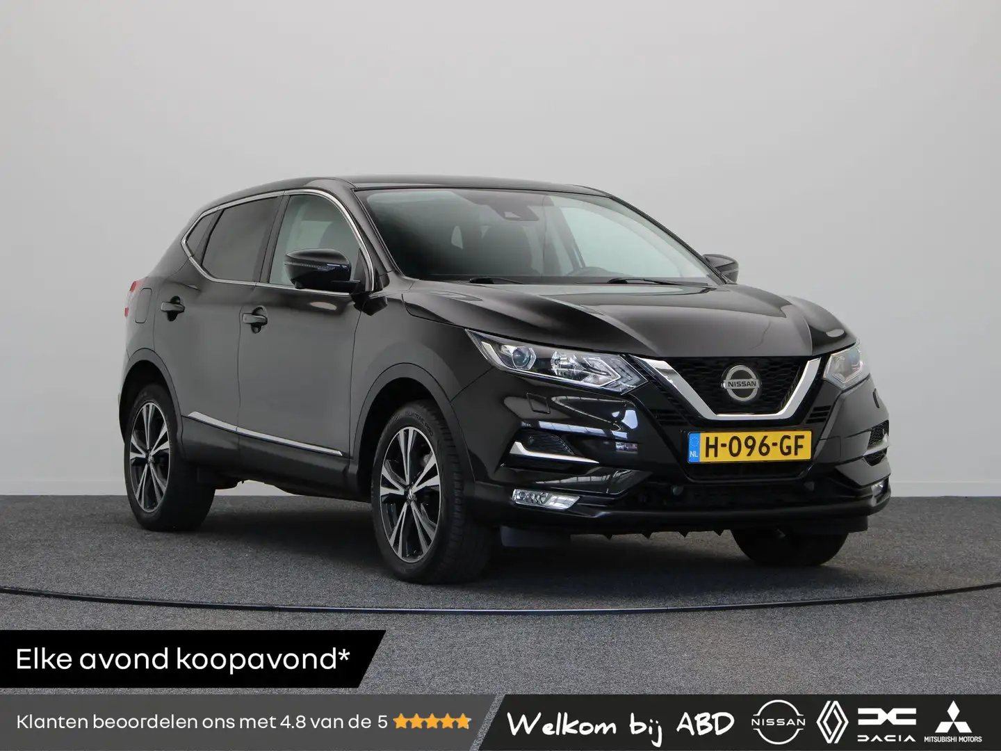 Nissan Qashqai 1.3 DIG-T Acenta | Navigatie | Trekhaak | Rondom z Zwart - 1