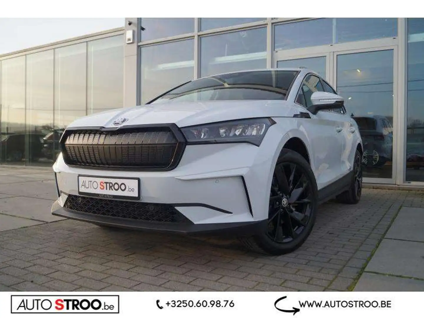 Skoda Enyaq 80 Sport ACC LED ALU Blanc - 2
