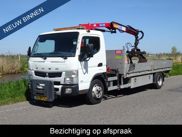 Mitsubishi Canter Fuso * LAADKRAAN handy 340 * EX GEMEENTE * KRAANAU
