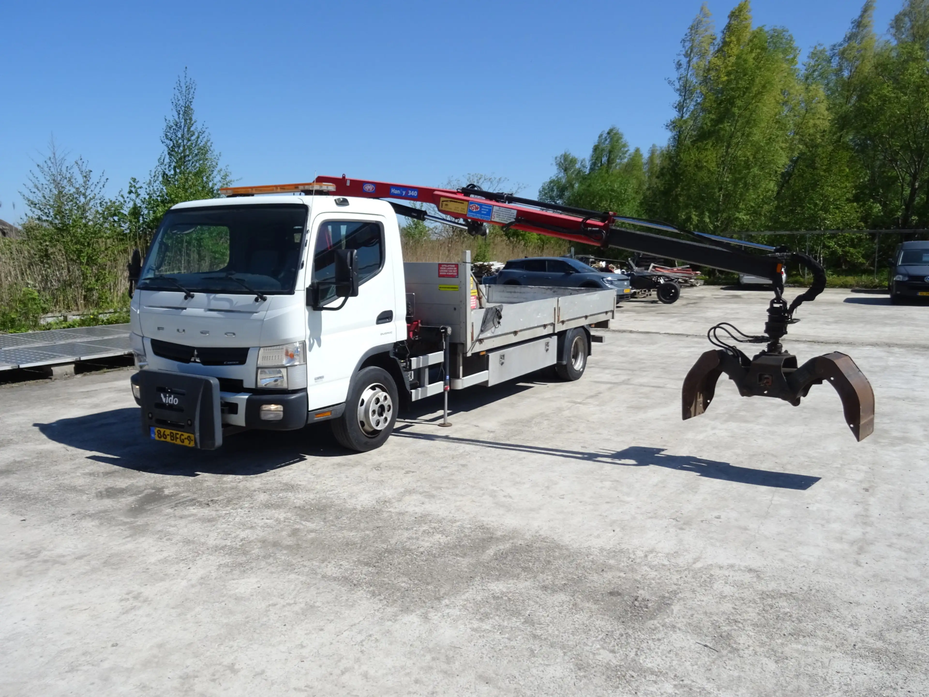 Mitsubishi Canter Fuso * LAADKRAAN handy 340 * EX GEMEENTE * KRAANAU — photo 3