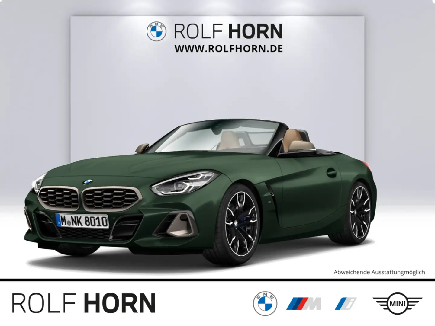 BMW Z4 M40i Cabrio Navi HUD el Sitze har/kar Komfort Groen - 1