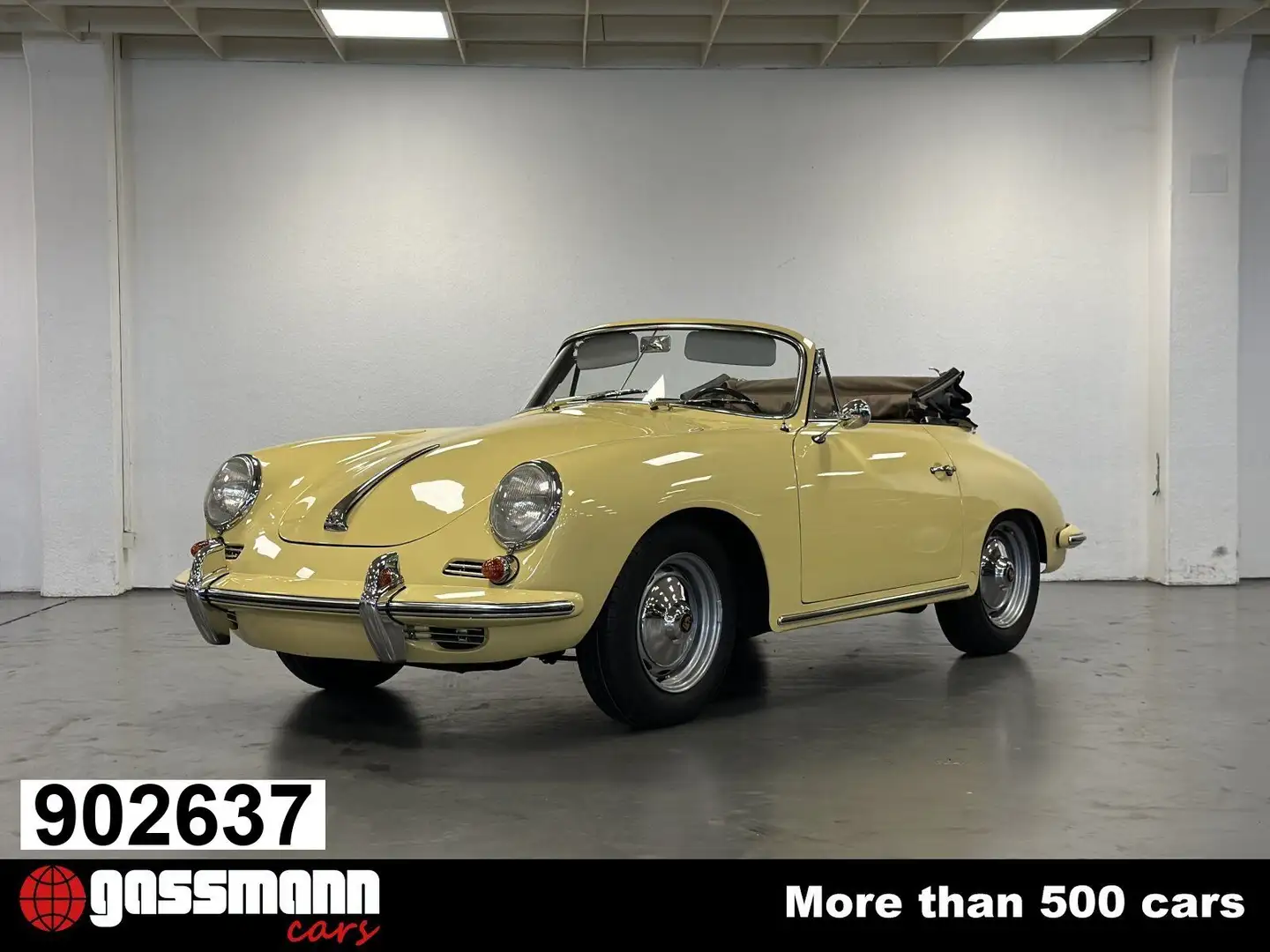 Porsche 356 B 1600 Reutter Cabriolet Gelb - 1