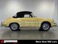 Porsche 356 B 1600 Reutter Cabriolet Gelb - thumbnail 4