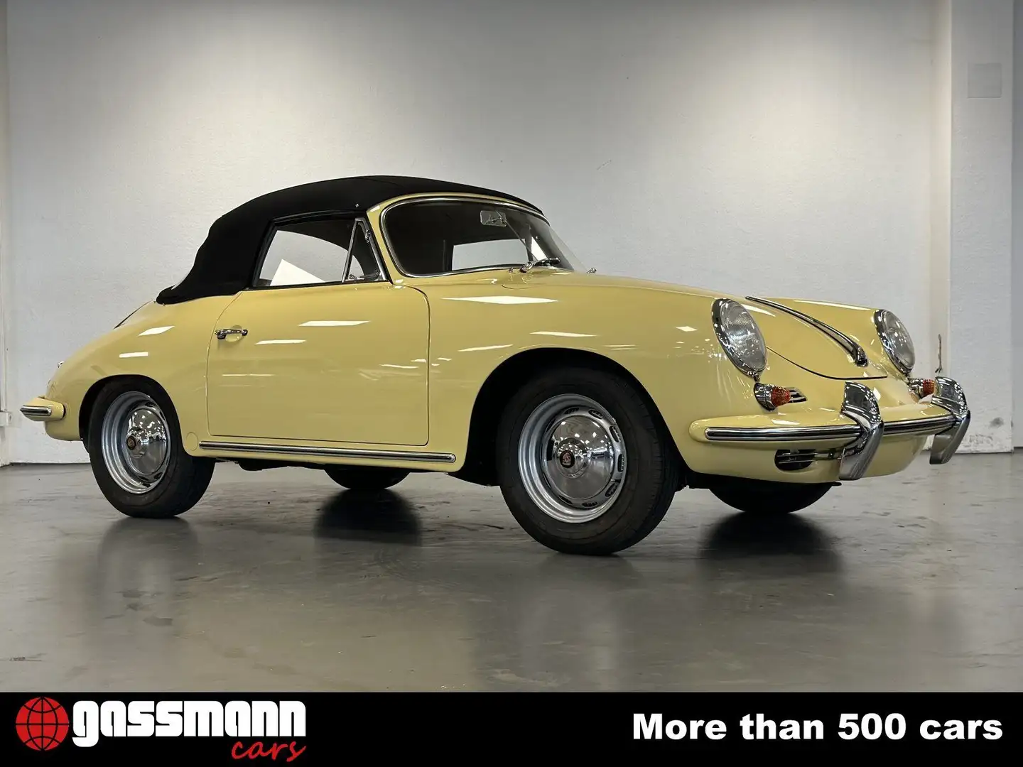 Porsche 356 B 1600 Reutter Cabriolet Gelb - 2