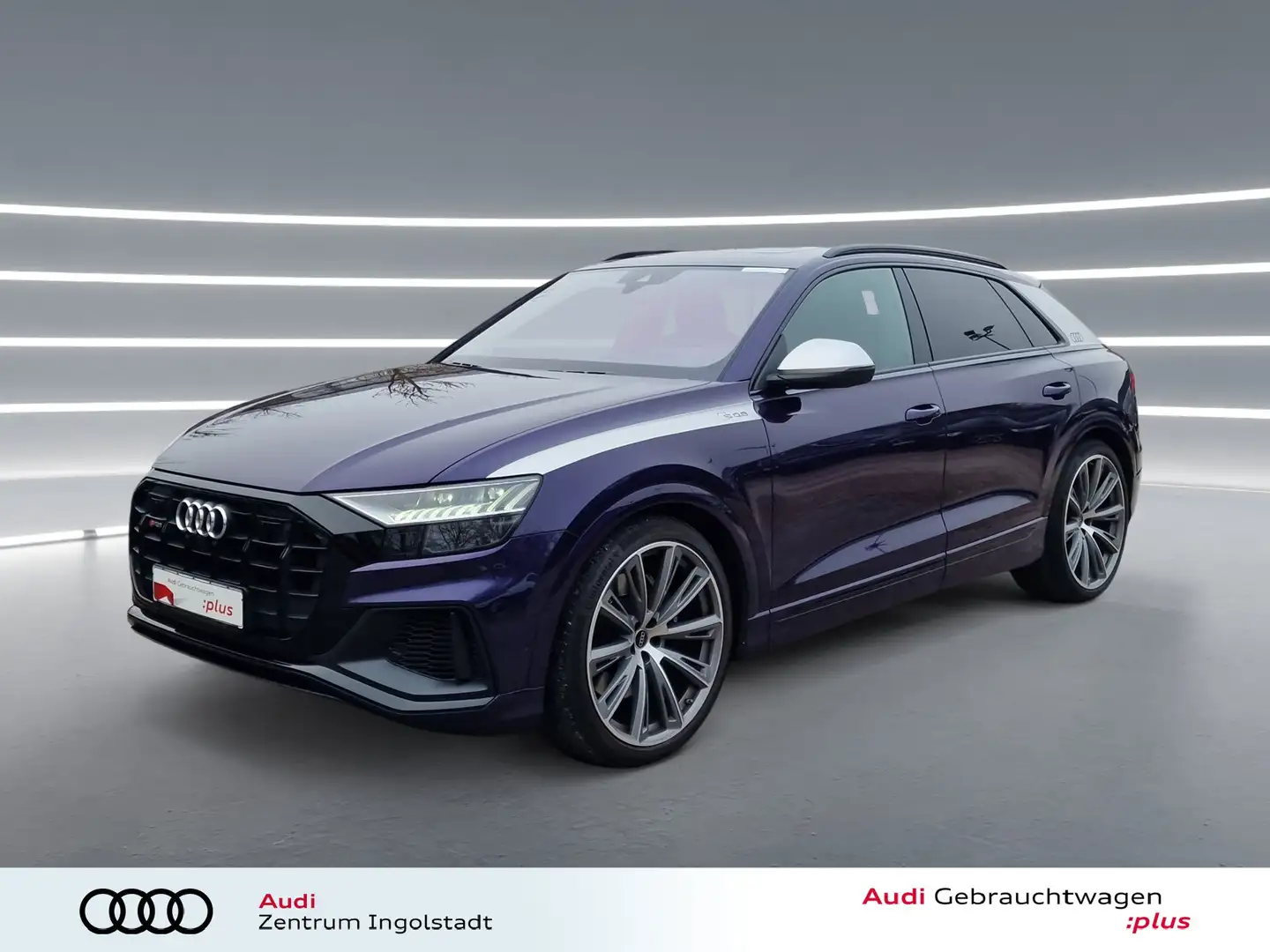 Audi SQ8 TFSI MATRIX PANO STHZG Allradl. HuD B&O 23" Violett - 1