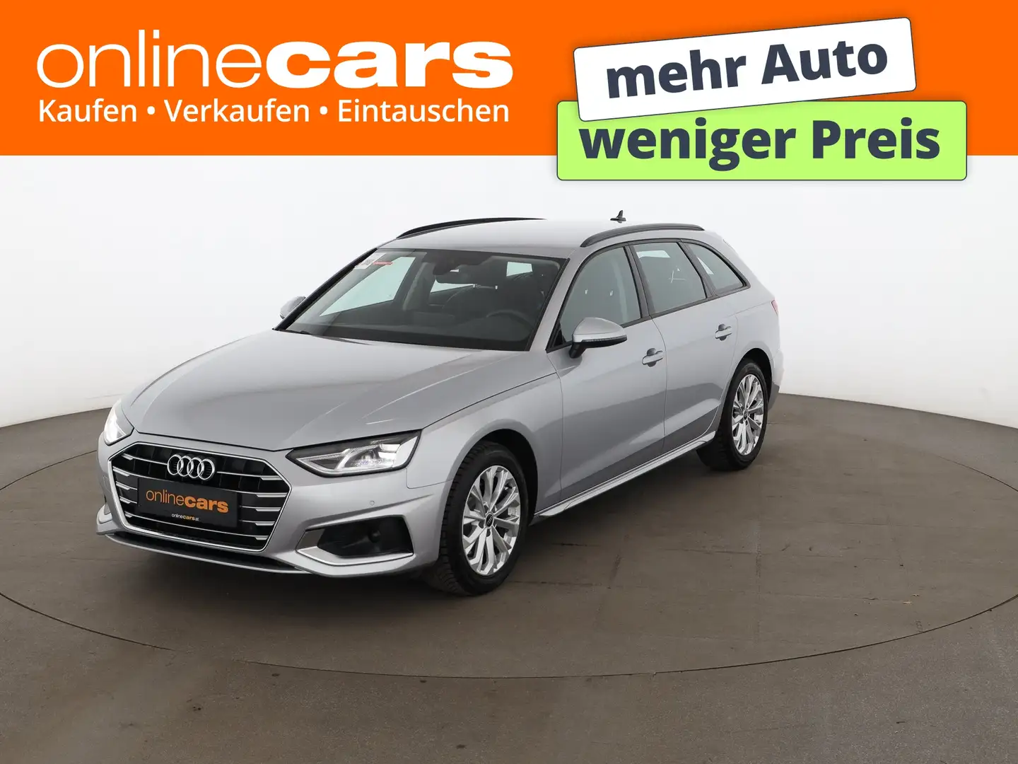 Audi A4 Avant 35 TDI advanced Aut LED RADAR NAVI LEDER Silber - 1