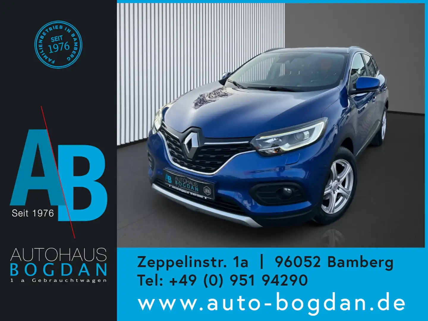 Renault Kadjar Limited Winterpaket*Teilleder*AHK*Tempomat Blau - 1