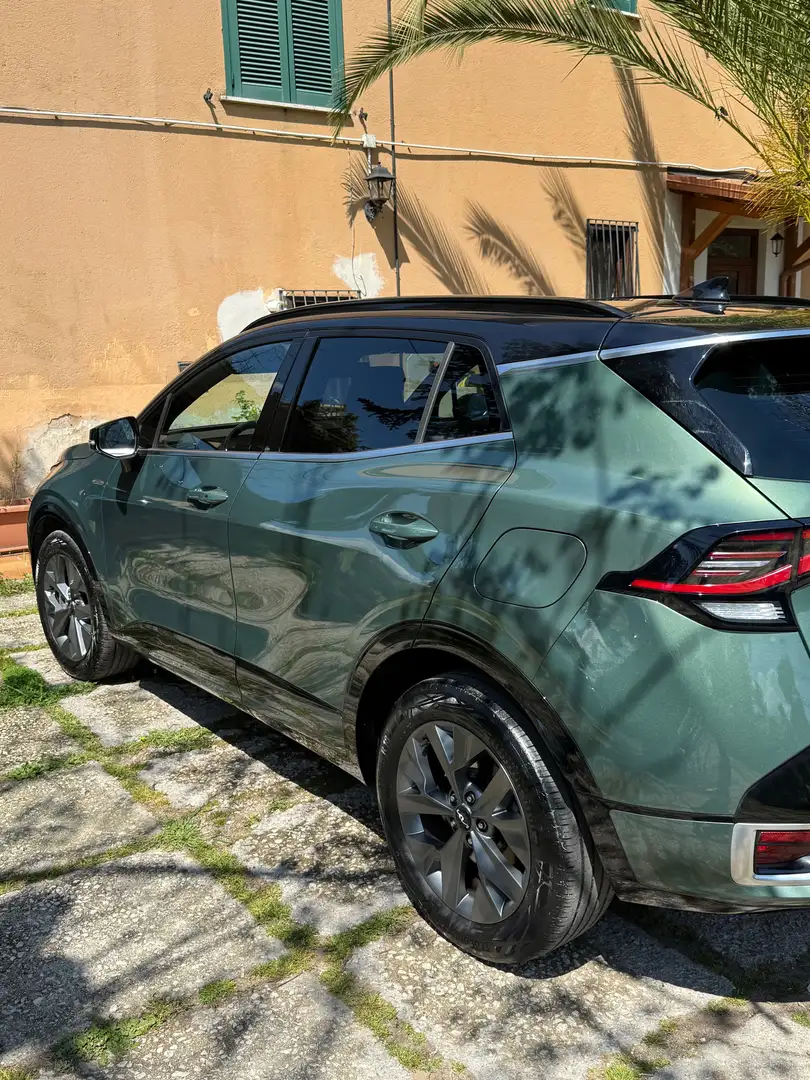 Kia Sportage Sportage V 2022 1.6 tgdi hev GT-line auto Verde - 1