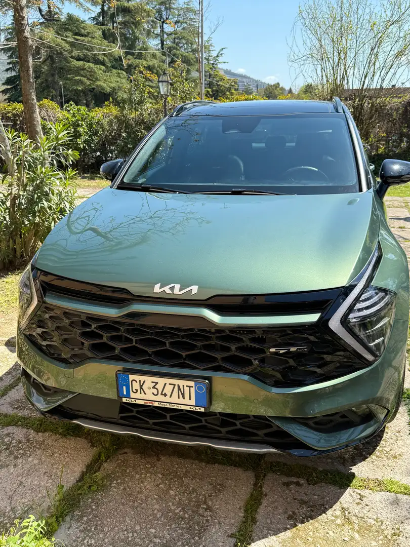 Kia Sportage Sportage V 2022 1.6 tgdi hev GT-line auto Verde - 2