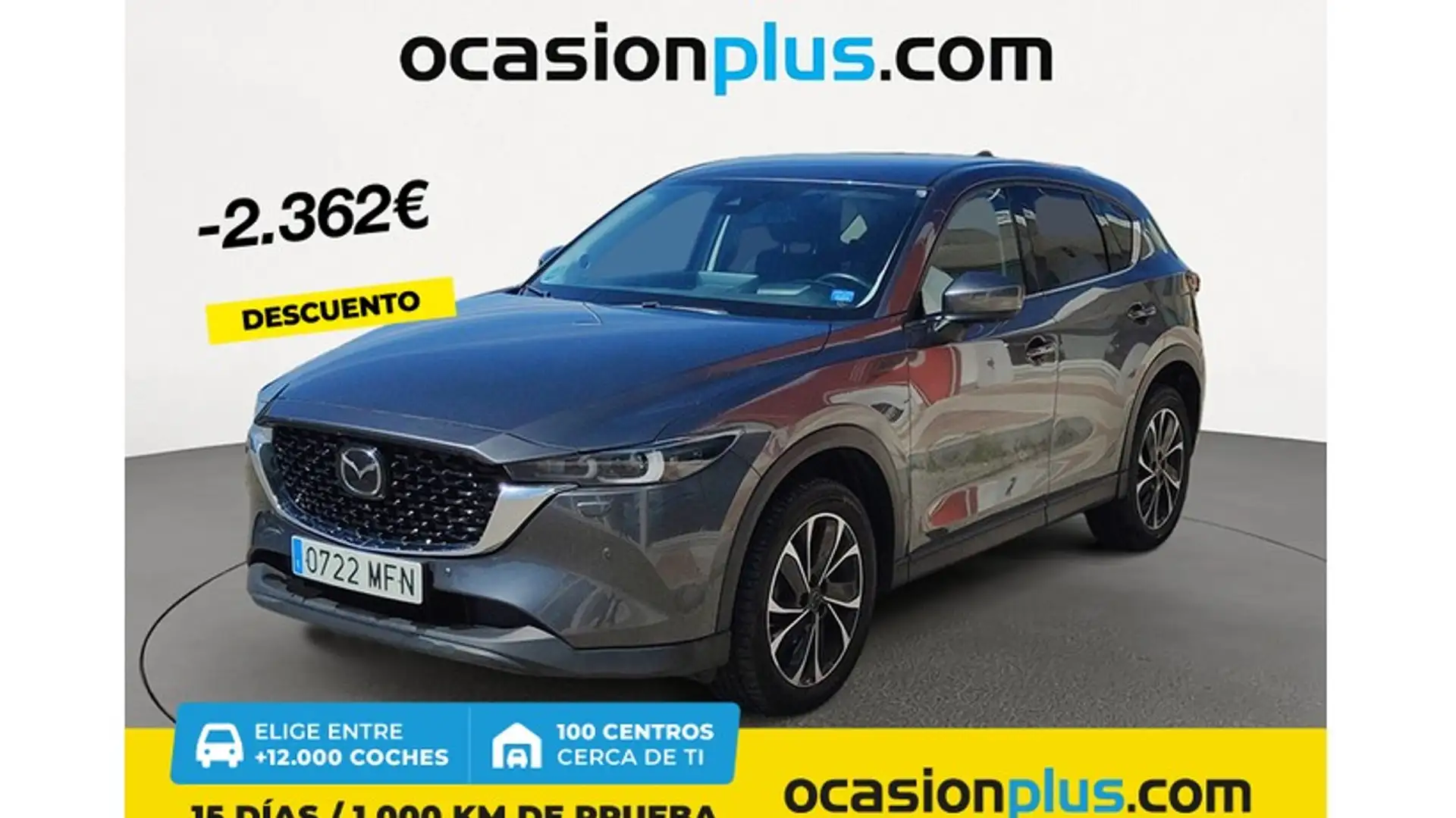 Mazda CX-5 2.0 Skyactiv-G Zenith 2WD Aut. 121kW Gris - 1