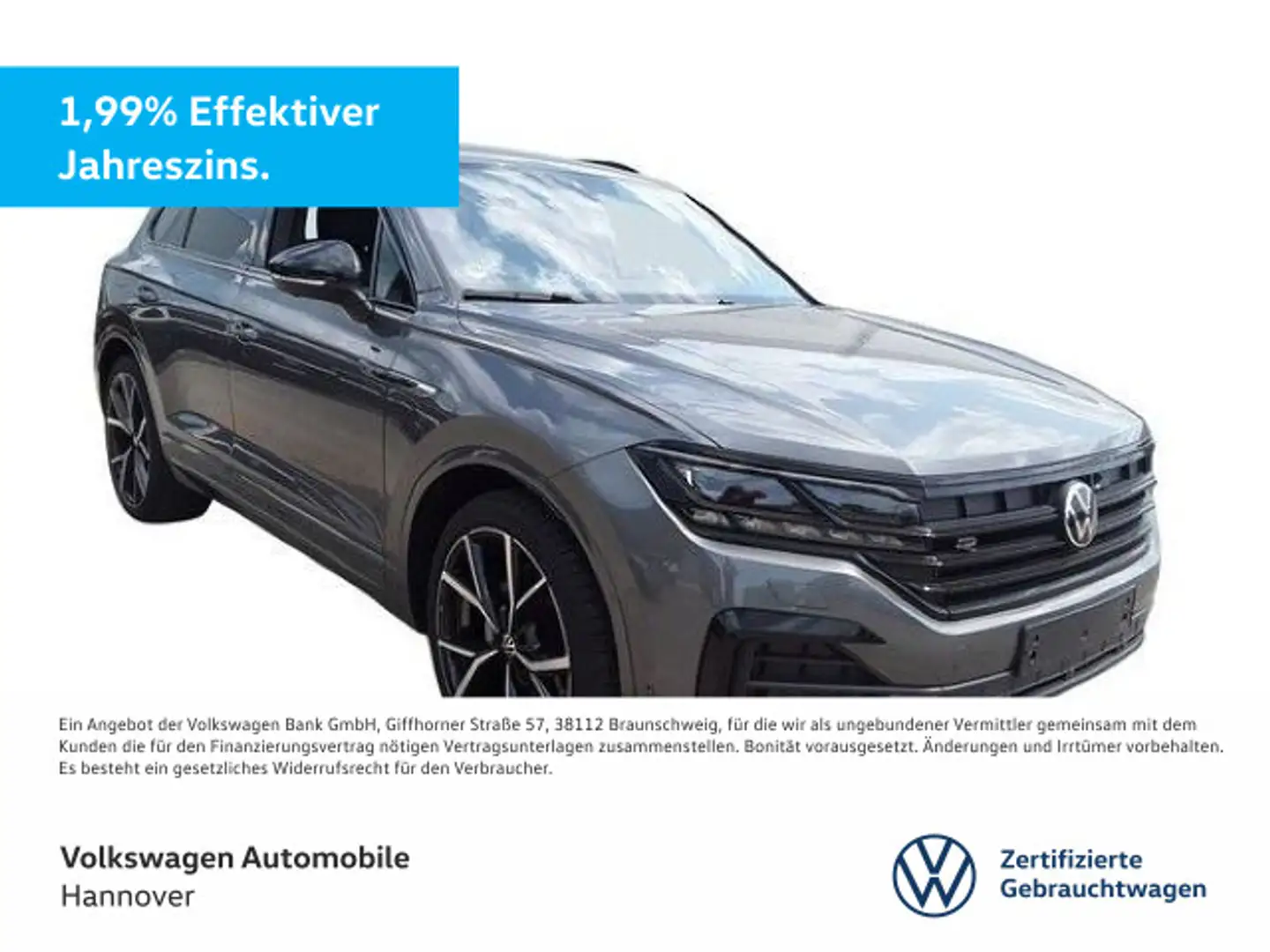 Volkswagen Touareg 3.0 TDI Tiptronic 4-Motion R-Line AHK Pa Grau - 1