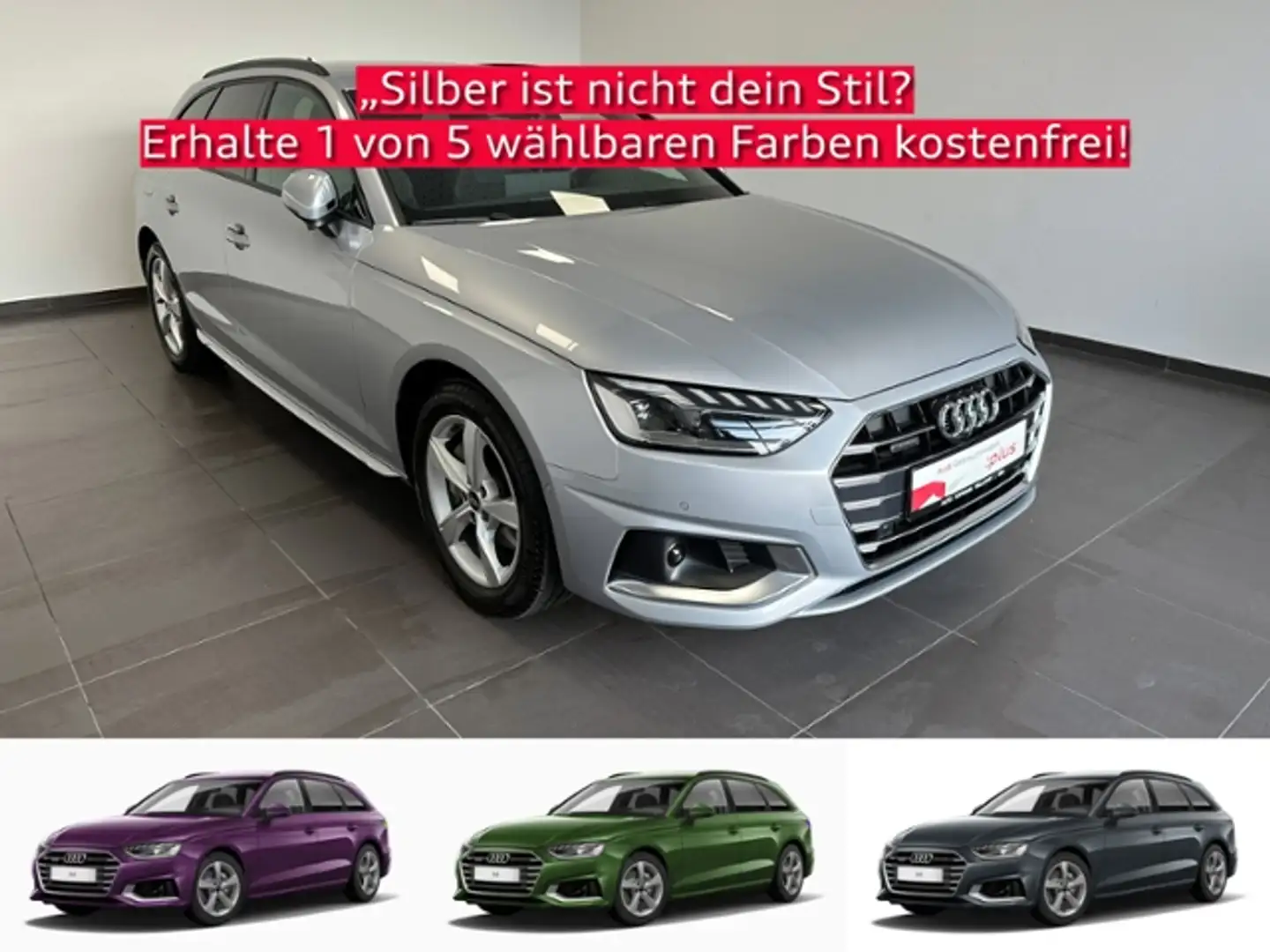 Audi A4 Avant S-line 40 TDI quattro S tronic AHK Silber - 2