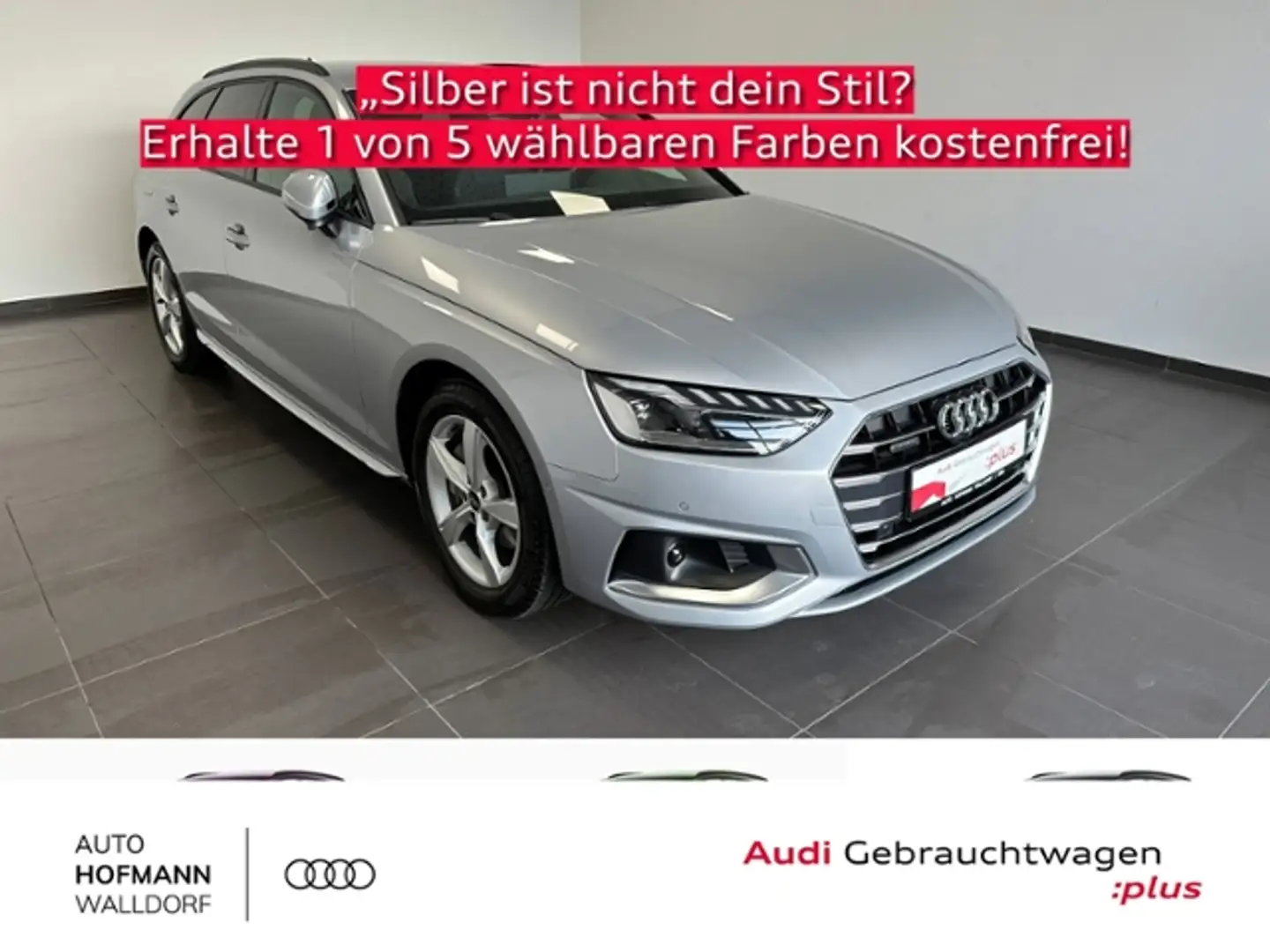 Audi A4 Avant S-line 40 TDI quattro S tronic AHK Silber - 1