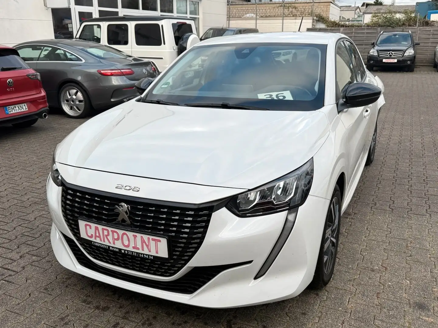 Peugeot 208 Allure KAMERA/TEILLEDER/KLIMA/NAVI/SHZ/PDC/ Weiß - 1