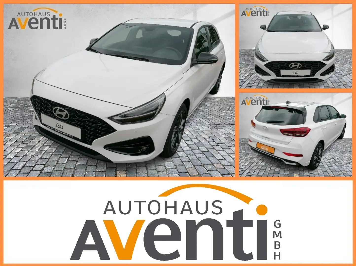 Hyundai i30 Advantage *Navi*RFK*Voll-LED*SHZ*LRH*PDC* Weiß - 1