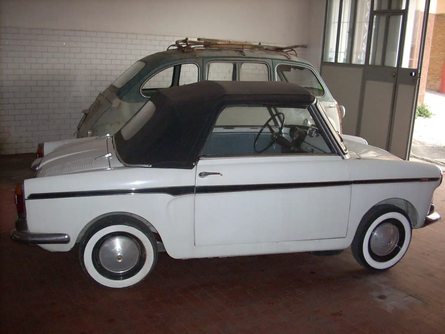 Autobianchi Bianchina Cabrio Bílá - 1