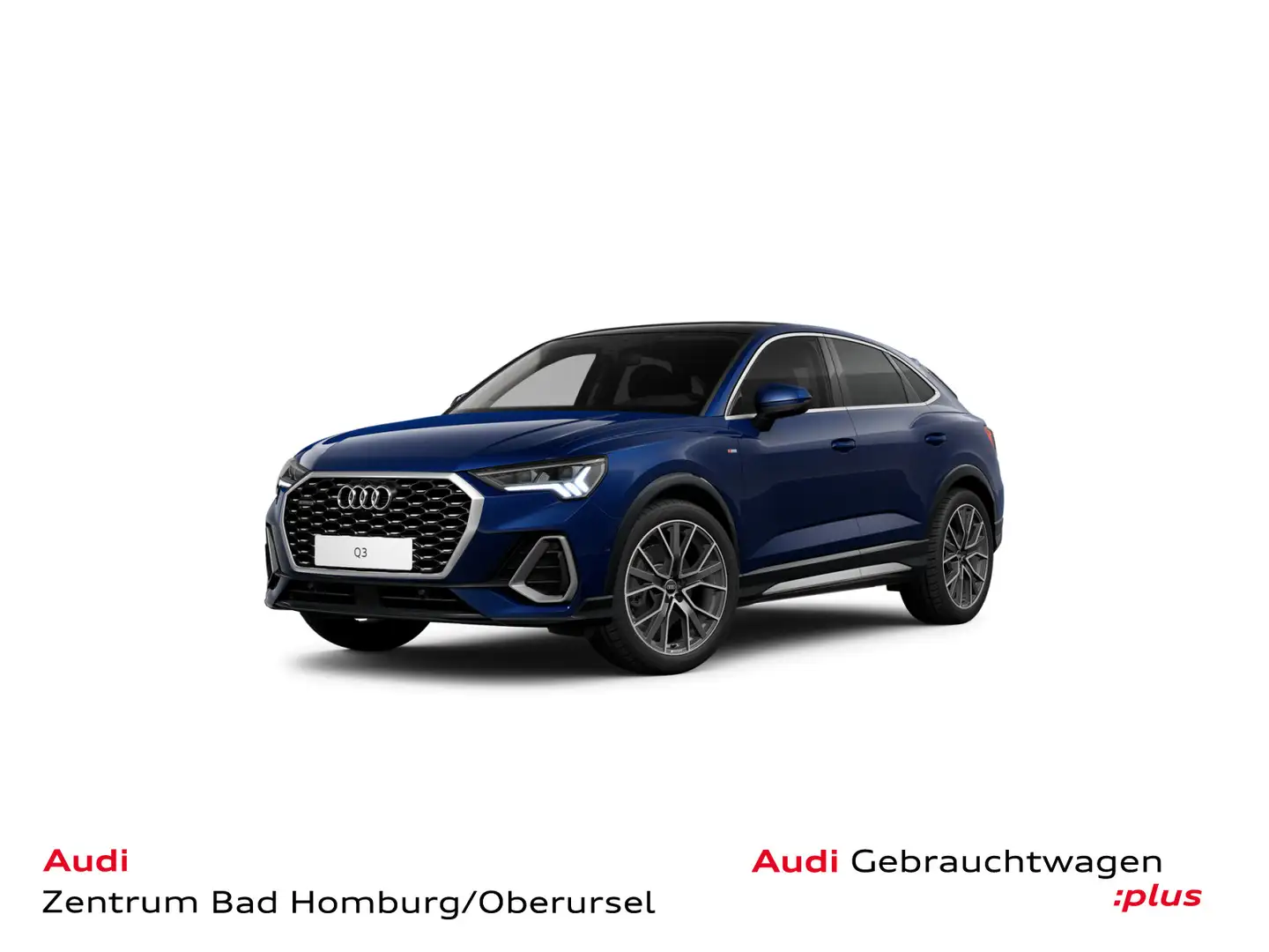 Audi Q3 40 TDI quattro S line*Navi*Matrix*A Blau - 1
