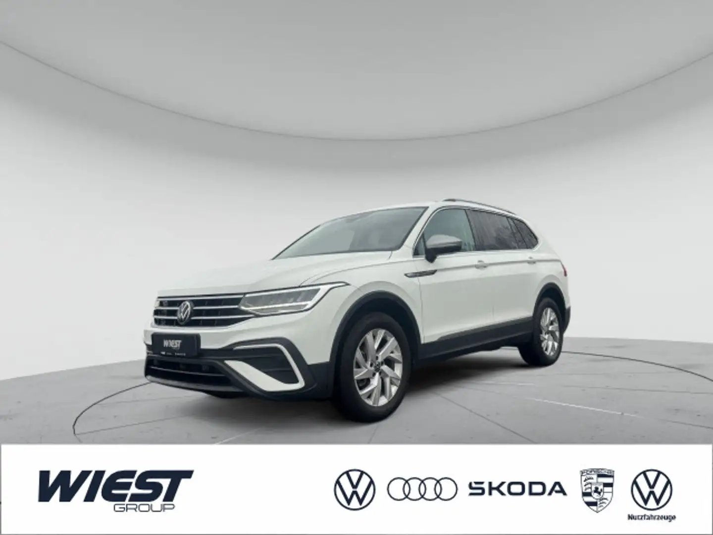 Volkswagen Tiguan Allspace 1.5 TSI Life DSG PDC ACC AHK RFK Weiß - 1