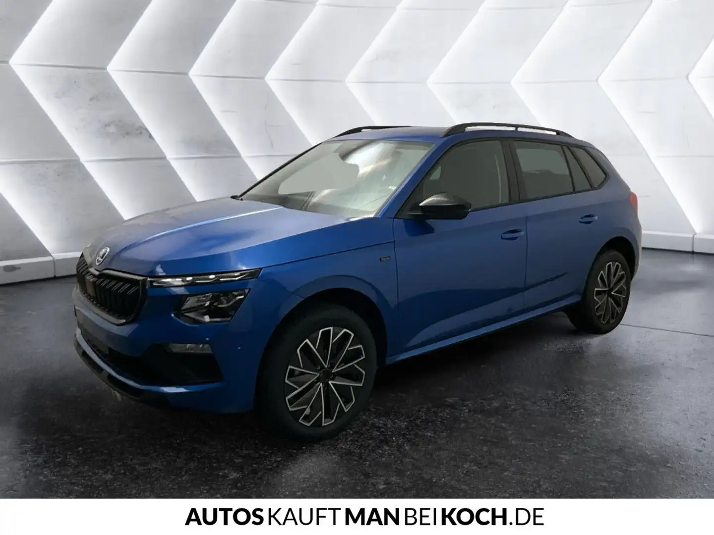 Skoda Kamiq 1,0 TSI DSG TOUR BLACK NAVI MATRIX ACC LED Blau - 2