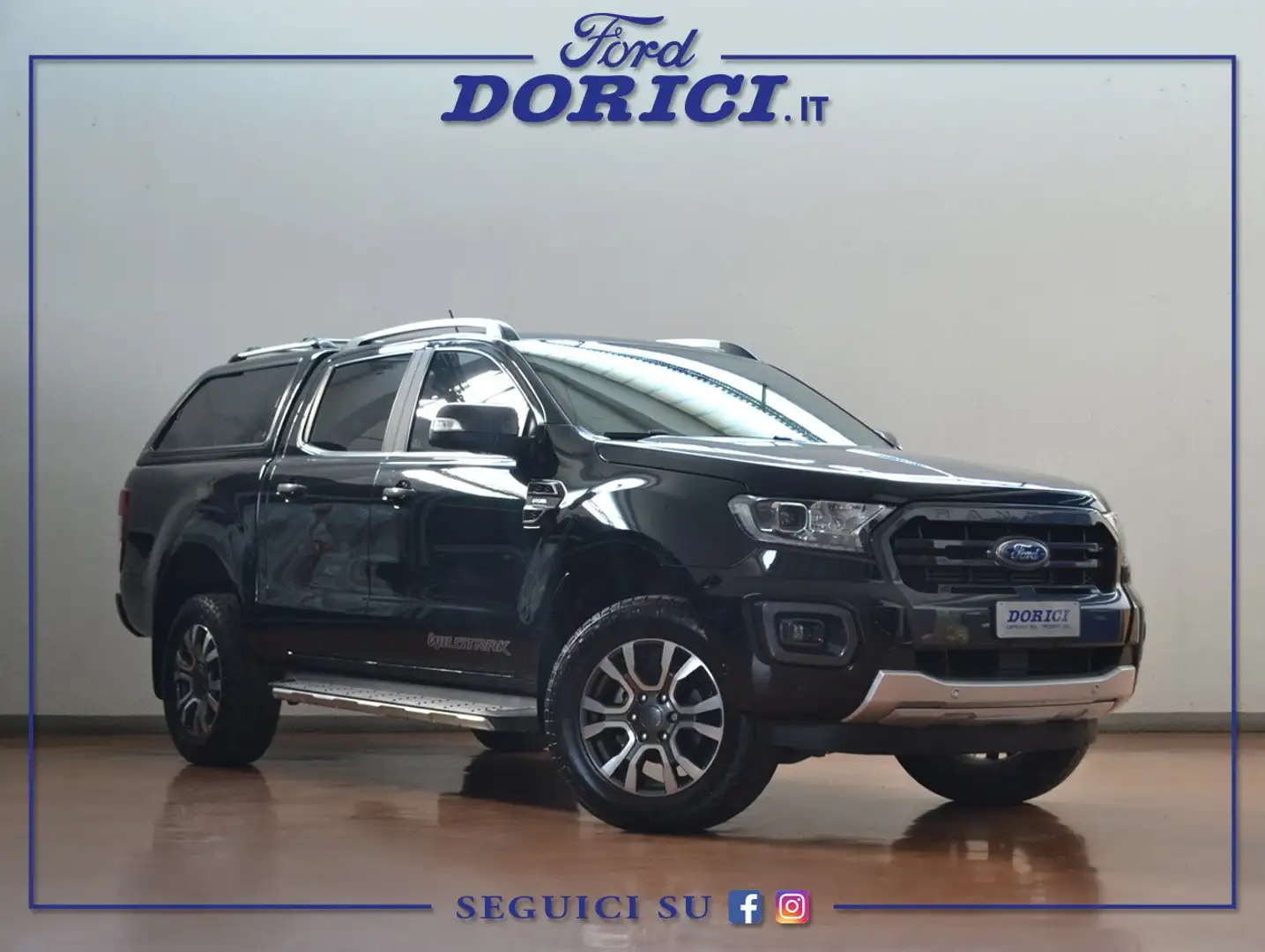 Ford Ranger Wildtrak 2.0 Ecoblue 213cv auto con Hard Top + IVA Nero - 1
