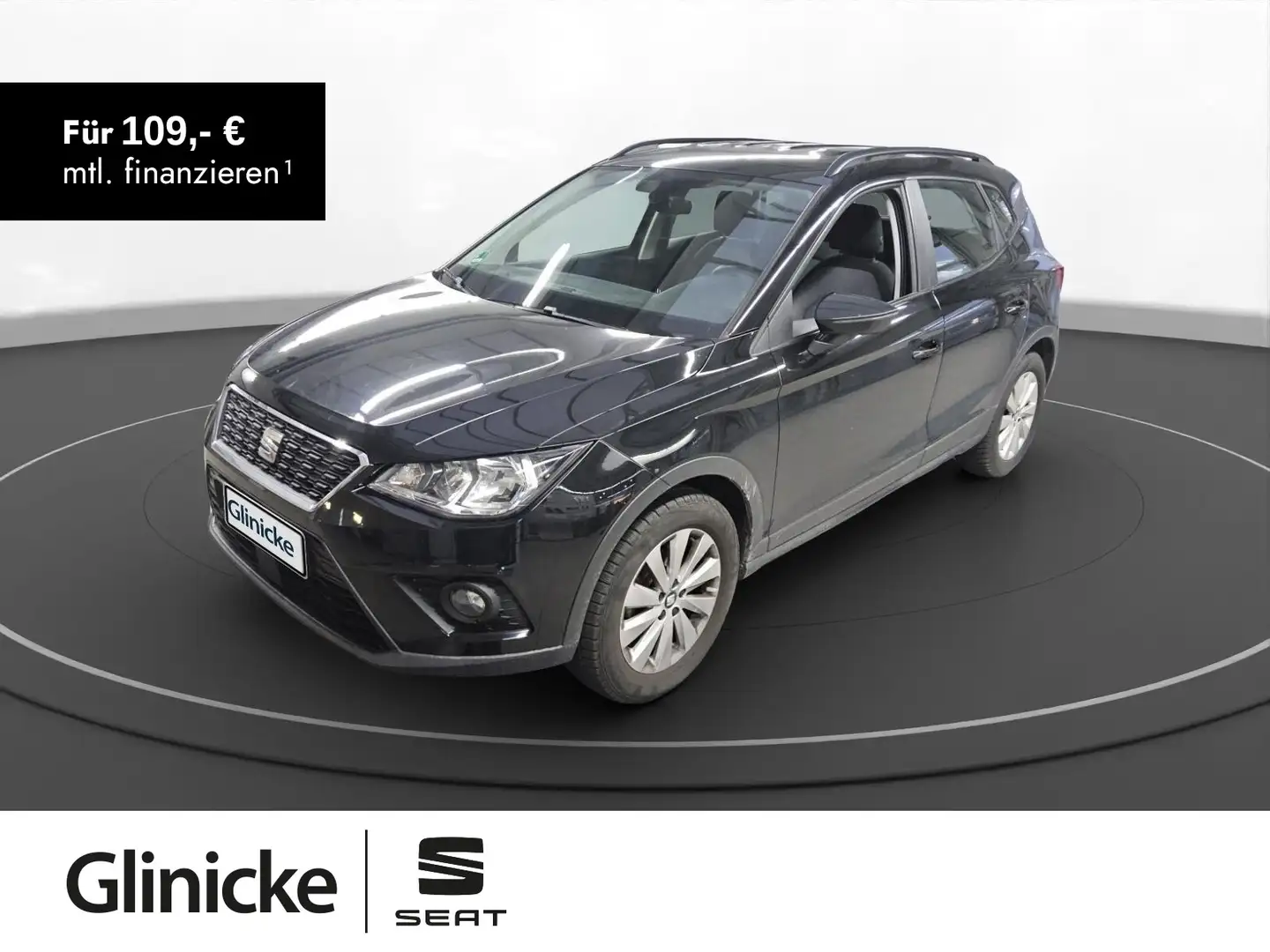 SEAT Arona 1.0 TGI Style Navi PDC DAB Sitzhz. Full Li Schwarz - 1