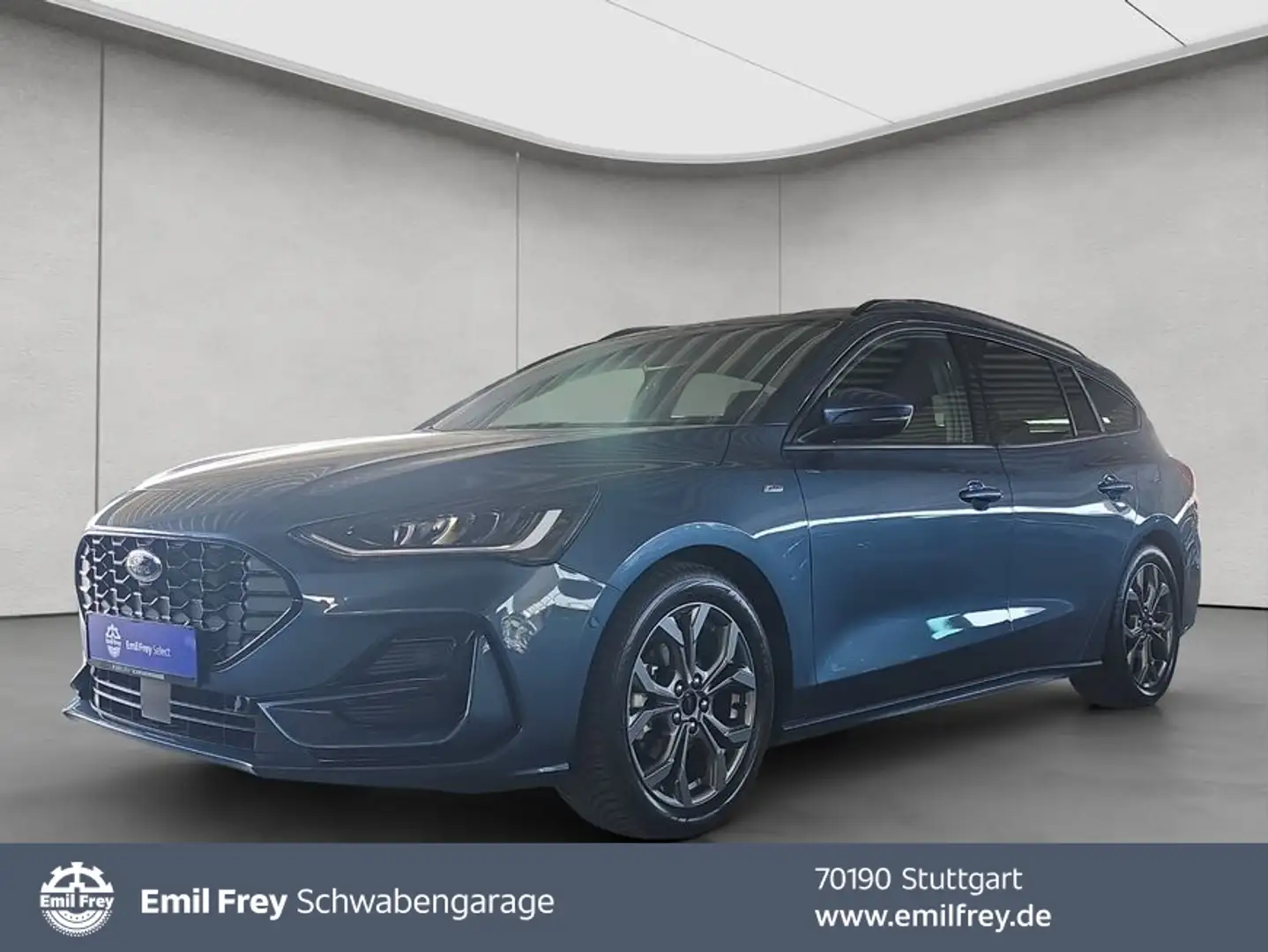 Ford Focus Turnier 1.0 EcoBoost Hybrid Aut. ST-LINE X Blau - 1