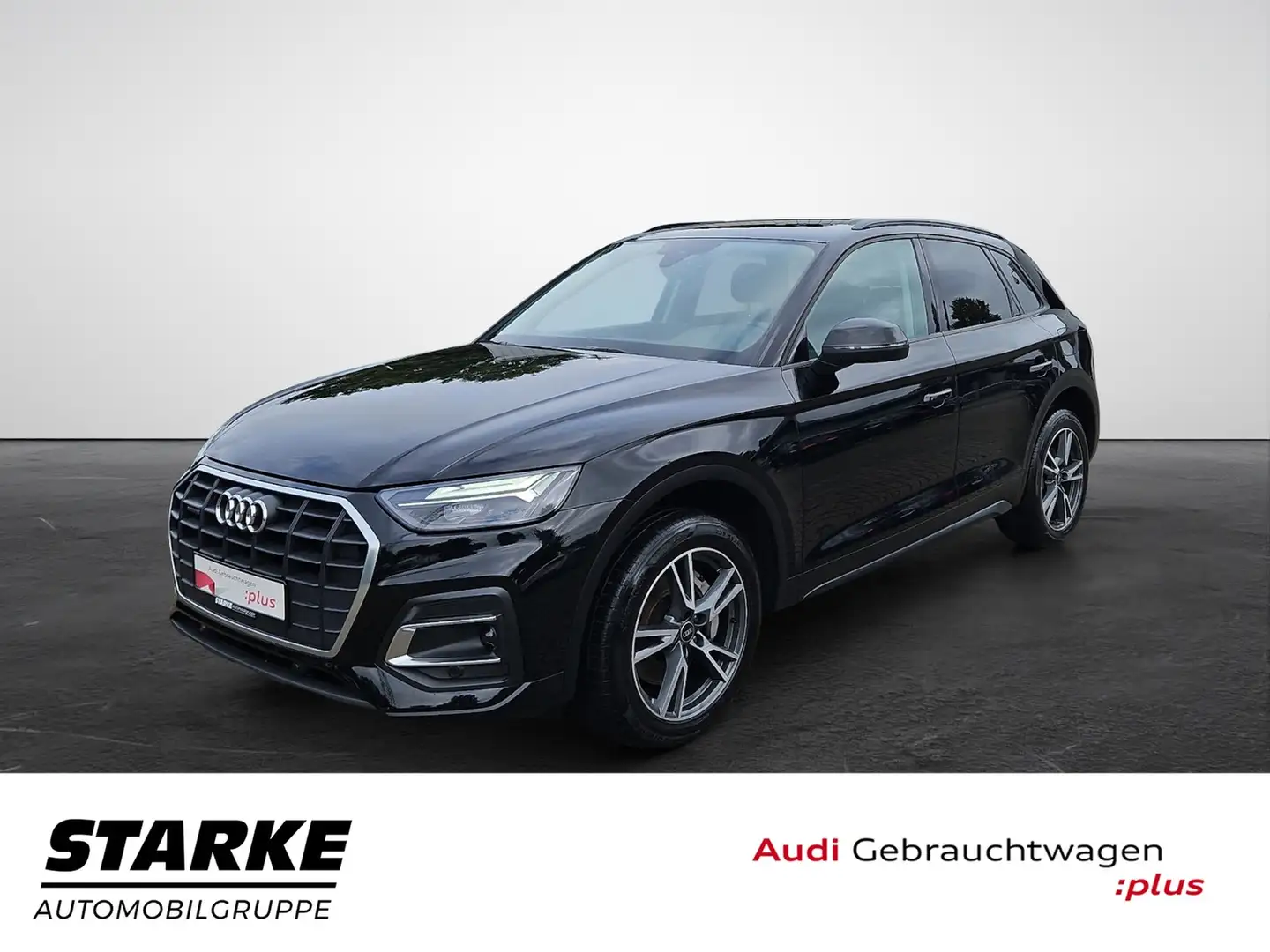 Audi Q5 50 TFSI e S tronic quattro NaviPlus Leder 19-Zo... Zwart - 2