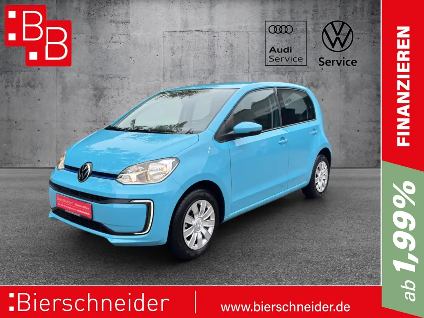 Volkswagen e-up! move up! LED KAMERA NAVI PDC 14 DAB Blauw - 1