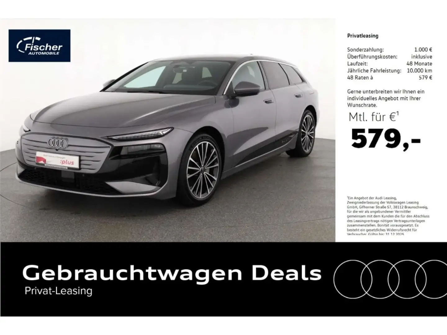 Audi A6 Avant performance AHK/Bei.Dis. Grau - 1