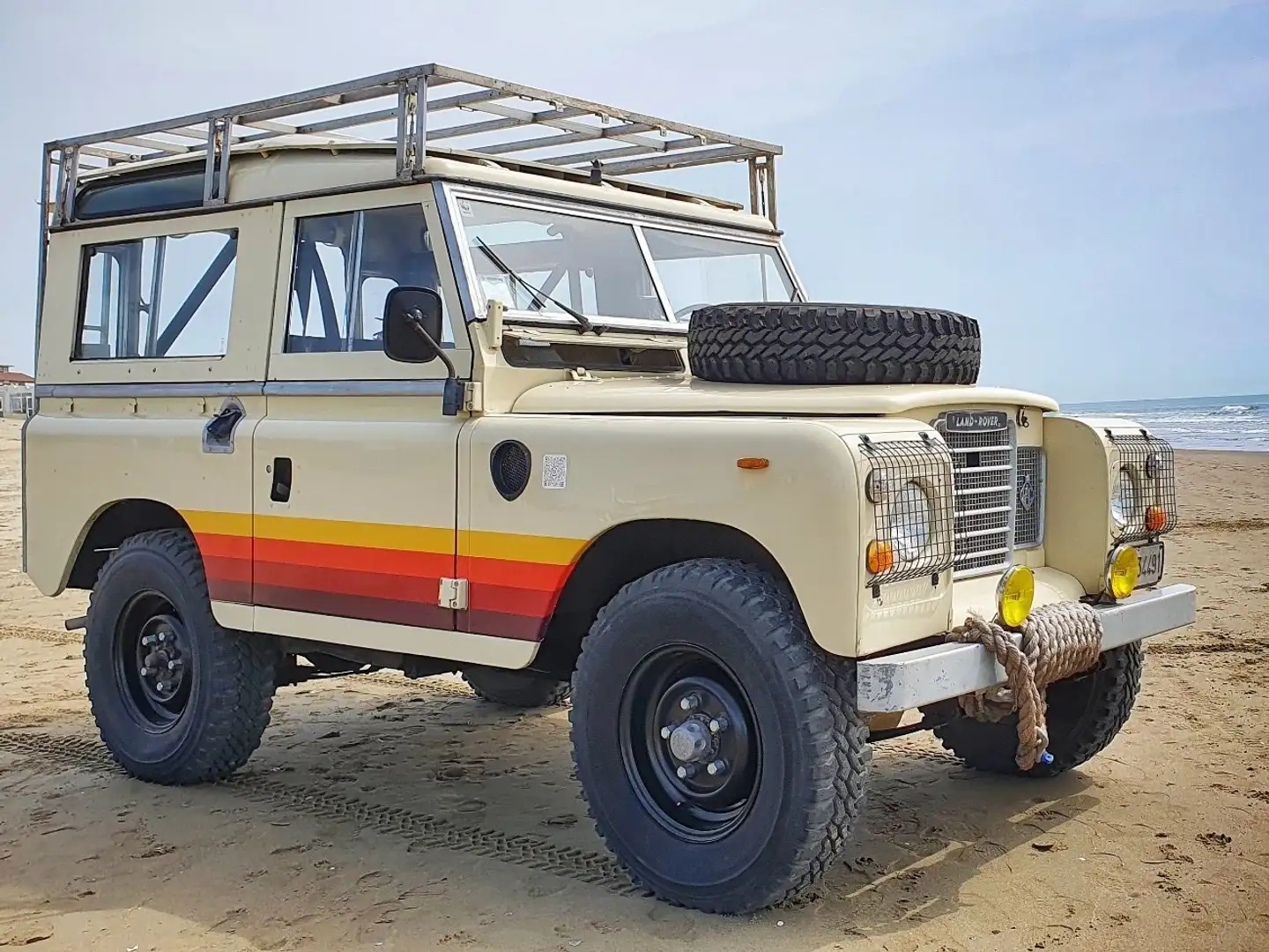 Land Rover Series safari Bej - 2