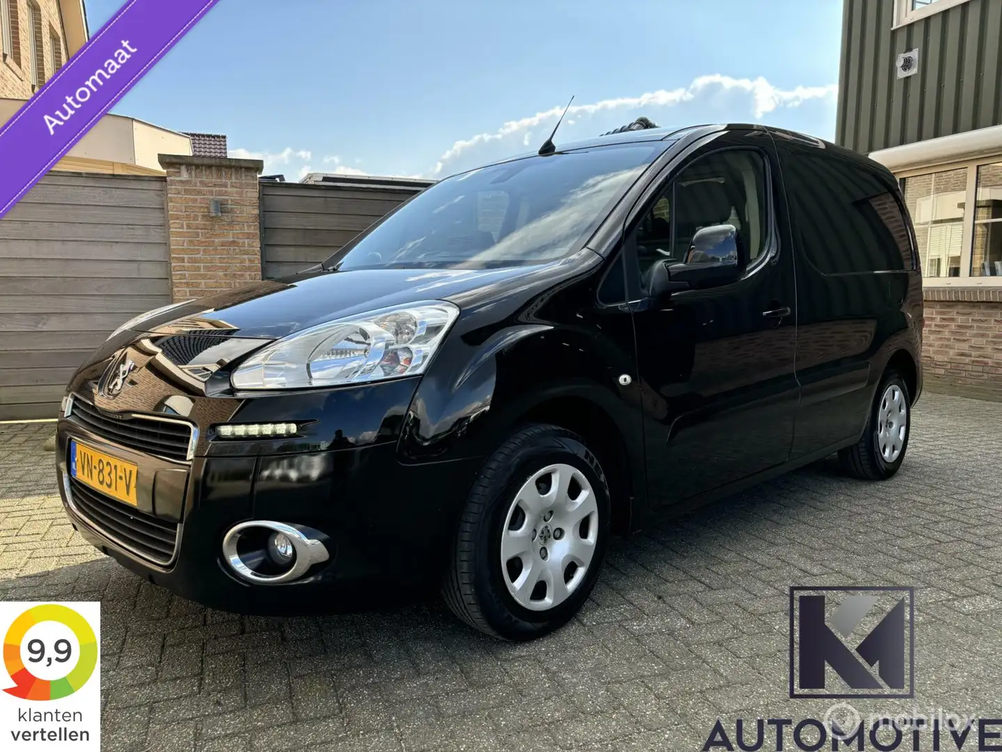 Peugeot Partner bestel 120 1.6 e-HDI Navteq 2|Automaat|PDC|1e Eige Чорний - 1