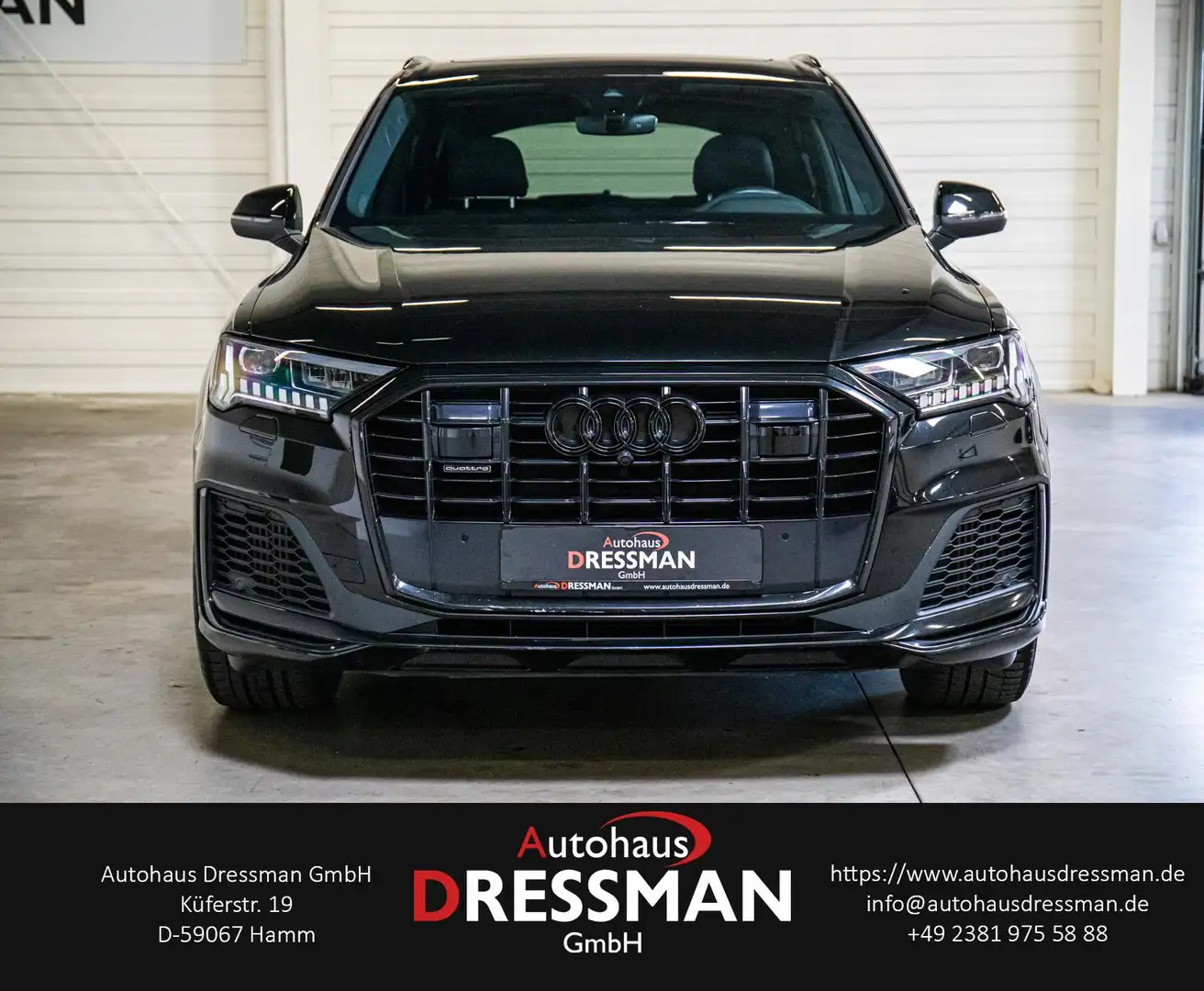 Audi Q7 55 TFSI Q. S LINE MATRIX PANO B&O VIRTUAL AHK Schwarz - 2