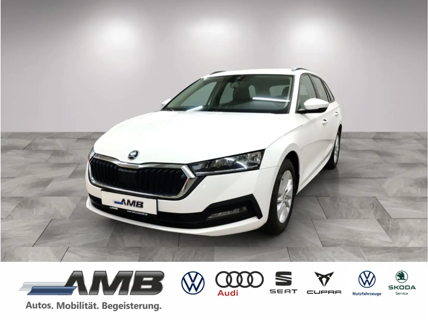 Skoda Octavia Combi Ambition 1.5 TGI DSG/LED/Nav/Sitzh Weiß - 1
