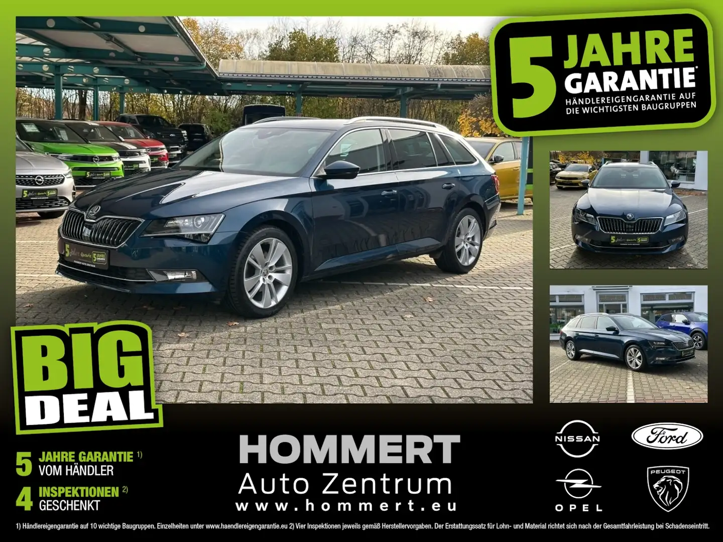 Skoda Superb Kombi 2.0 TDI Style *ACC*Navi*Sitzh.*Xenon Blau - 1