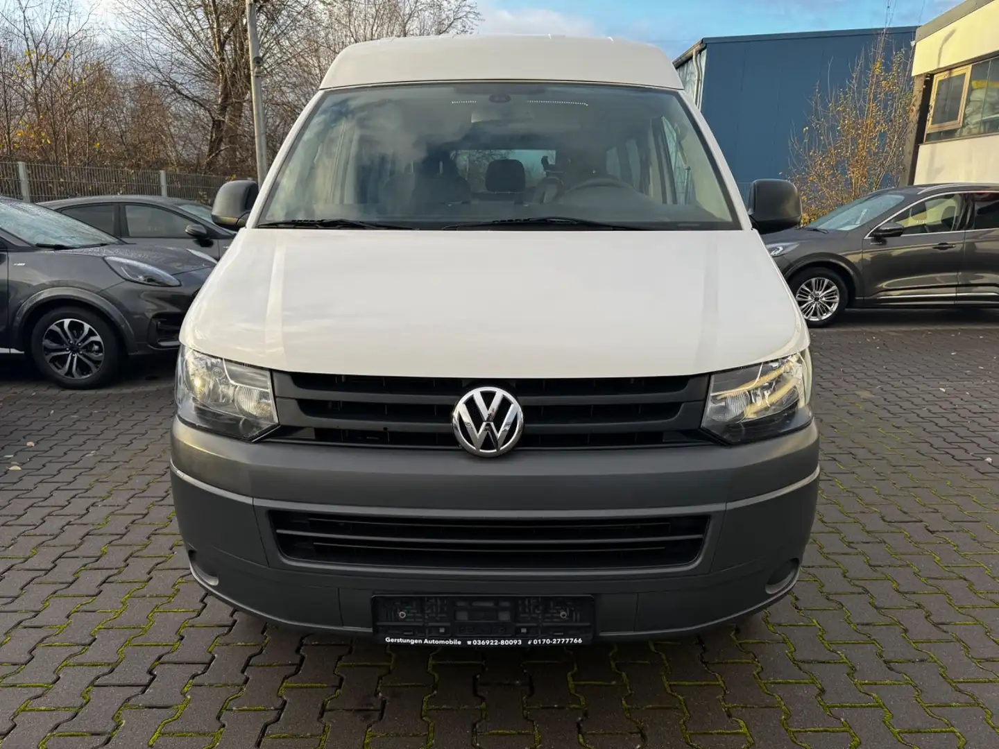 Volkswagen T5 Transporter T5 4MOTION DSG MITTELHOCHDACH KLIMA AHK 8 SITZE Weiß - 2