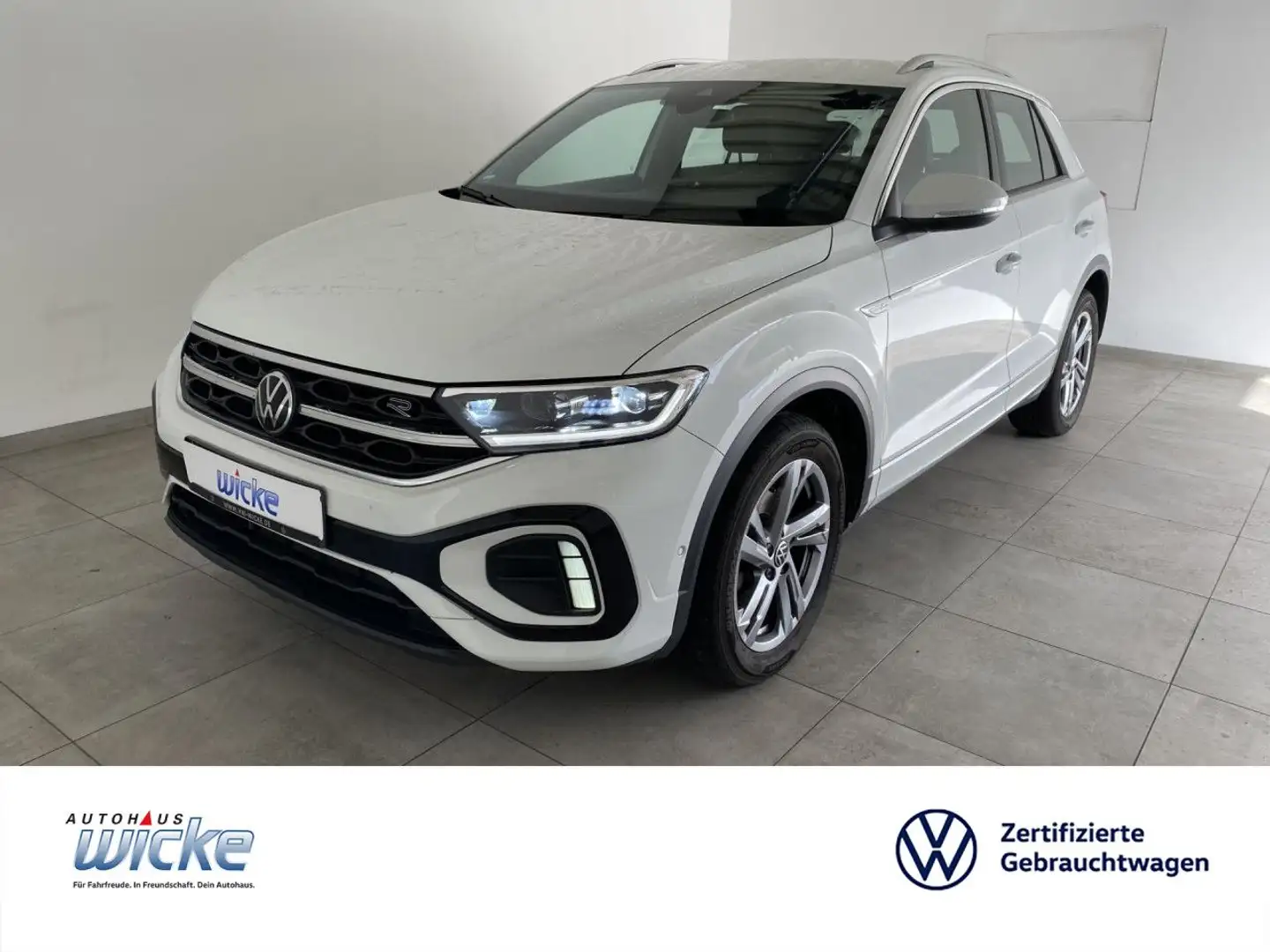 Volkswagen T-Roc 1.5TSI R-Line AHK KAMERA DIGITAL COCKPIT NAV Alb - 1