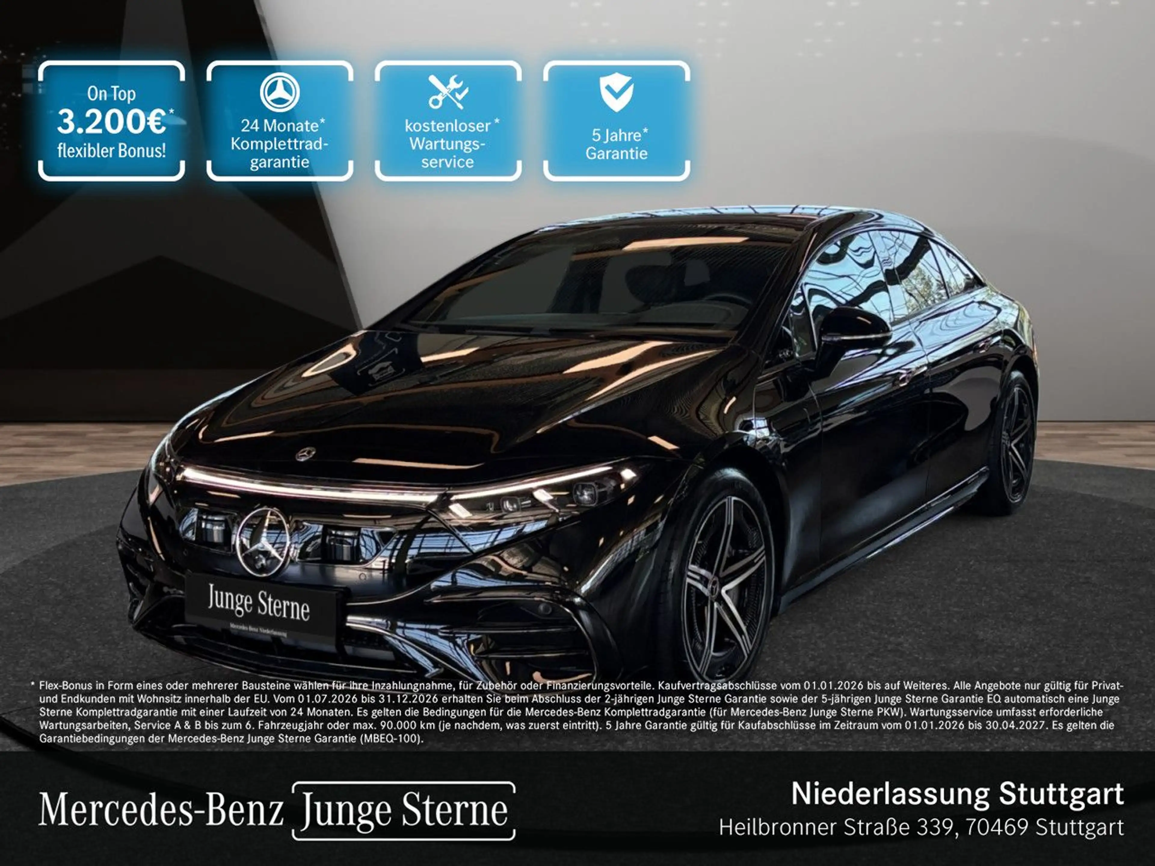 Mercedes-Benz EQS 450 4Matic AMG Fondent Airmat Pano Burmester
