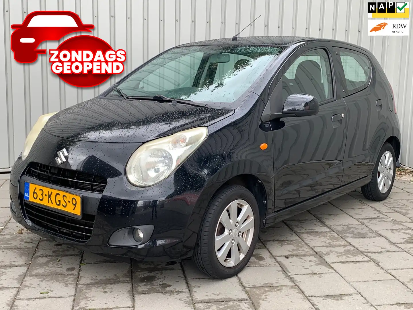 Suzuki Alto 1.0 Exclusive|Airco|128000KM| Zwart - 1