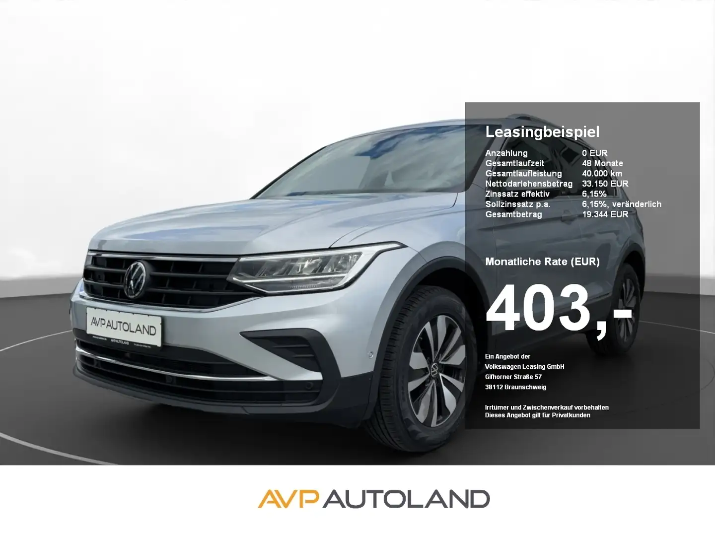 Volkswagen Tiguan 2.0 TDI MOVE | NAVI | AHK | ACC | LED | Argent - 1
