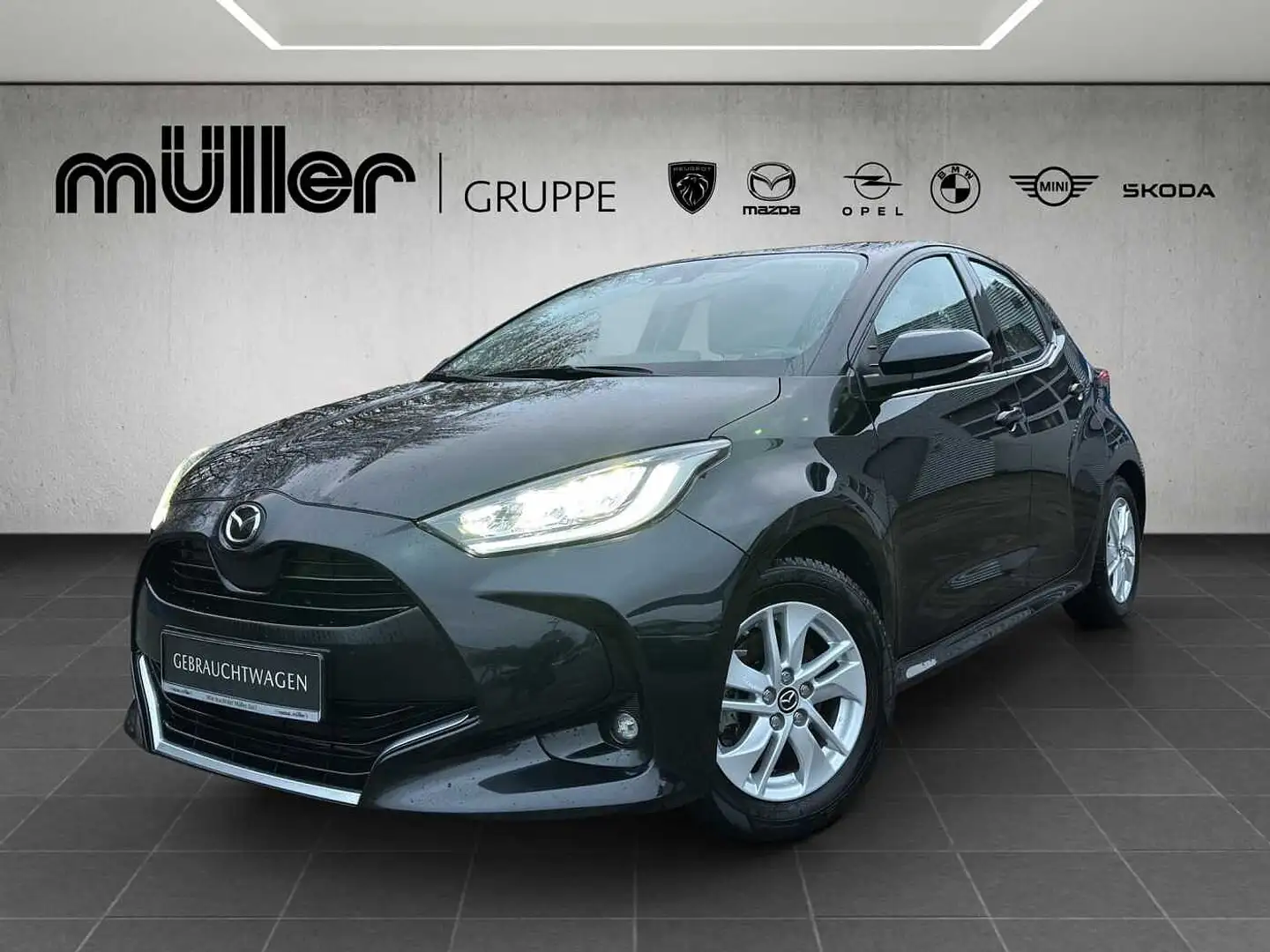 Mazda 2 Hybrid VVT-i 116 PS CVT AGILE Schwarz - 1