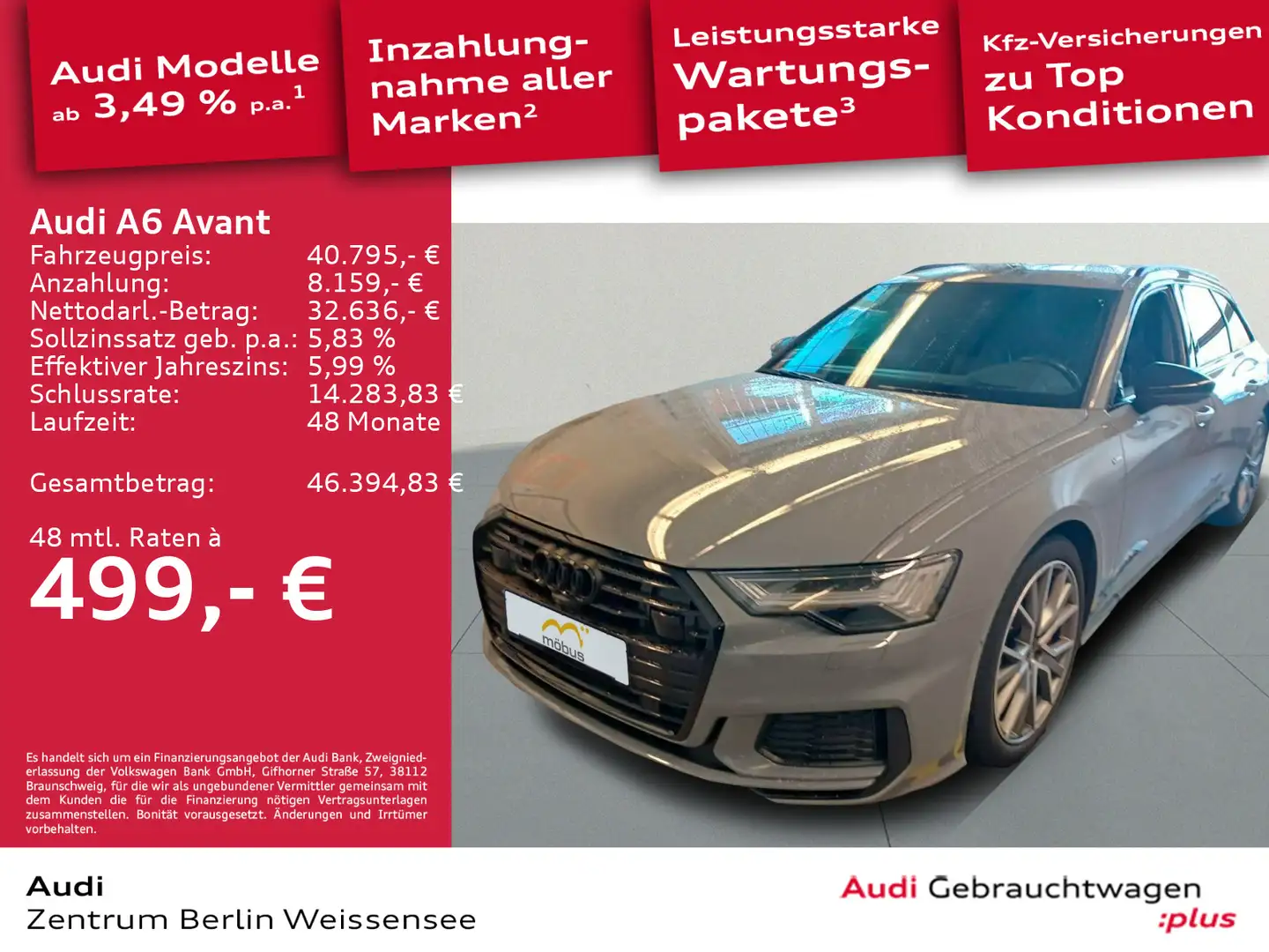 Audi A6 55 TFSI e S-TRO*S-LINE*QUA*B&O*MATRIX** Grau - 1