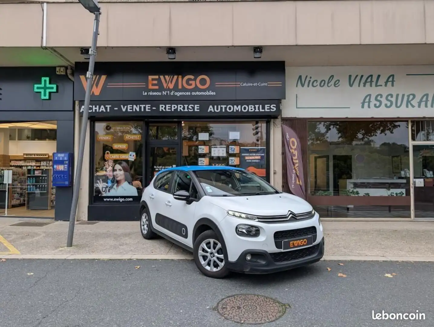Citroen C3 Citroën III 110CH FEEL S&S EAT6 CARPLAY Blanc - 1