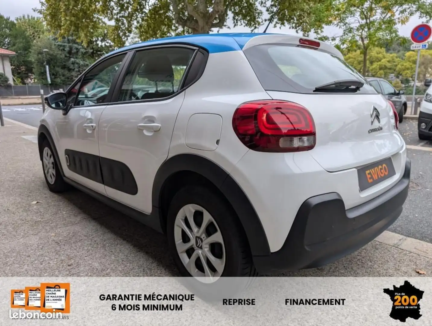 Citroen C3 Citroën III 110CH FEEL S&S EAT6 CARPLAY Blanc - 2