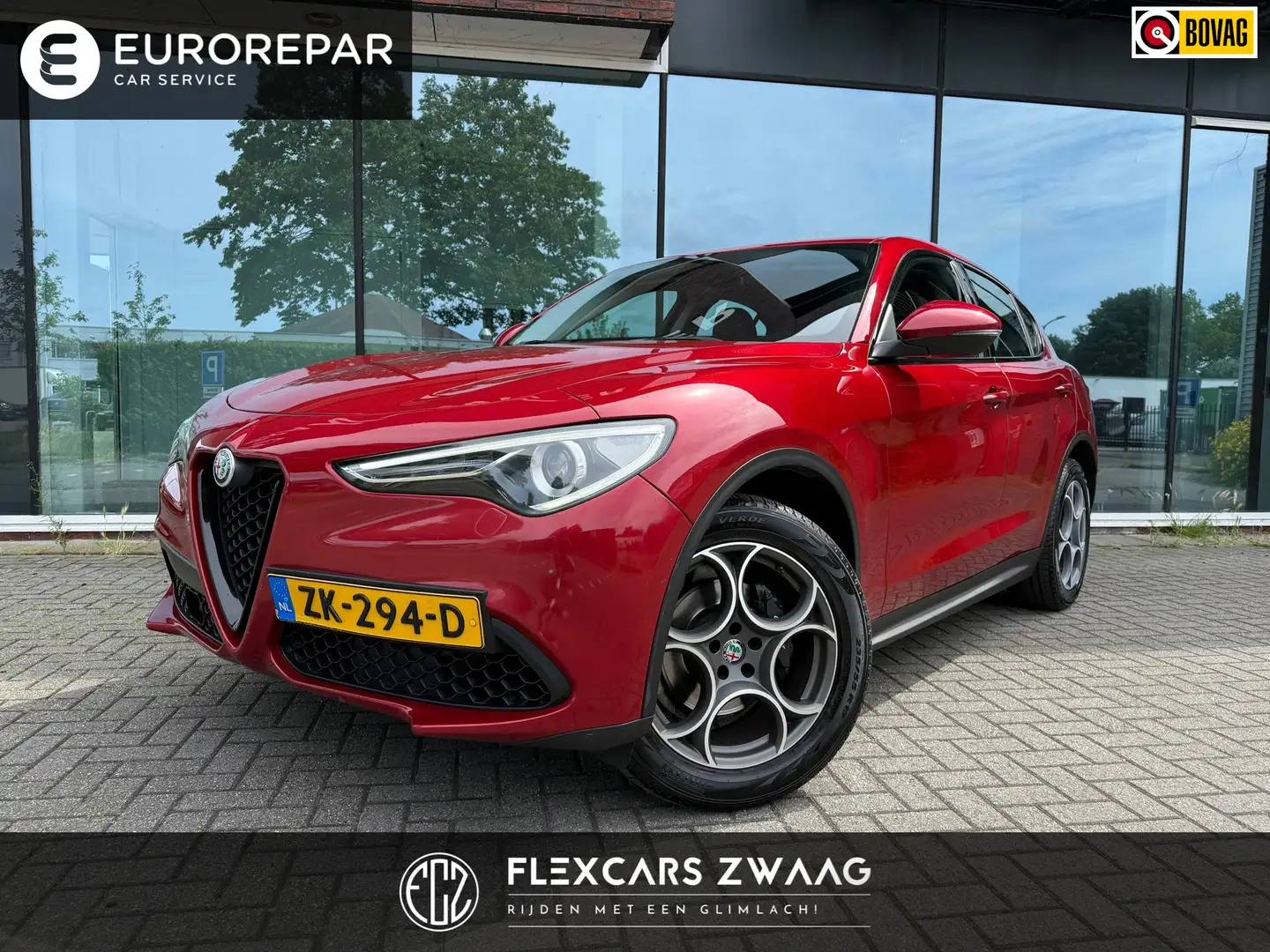 Alfa Romeo Stelvio 2.0 T AWD Super - Automaat - Leder - Navi - Parkee Rot - 1