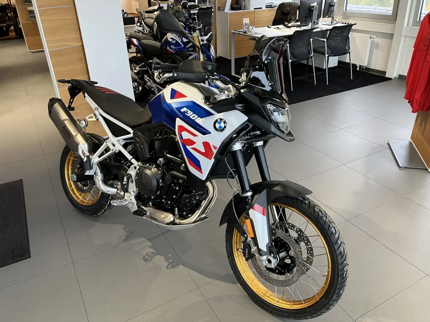 BMW F 900 GS Trophy Dynamik Paket uvm. Modrá - 2