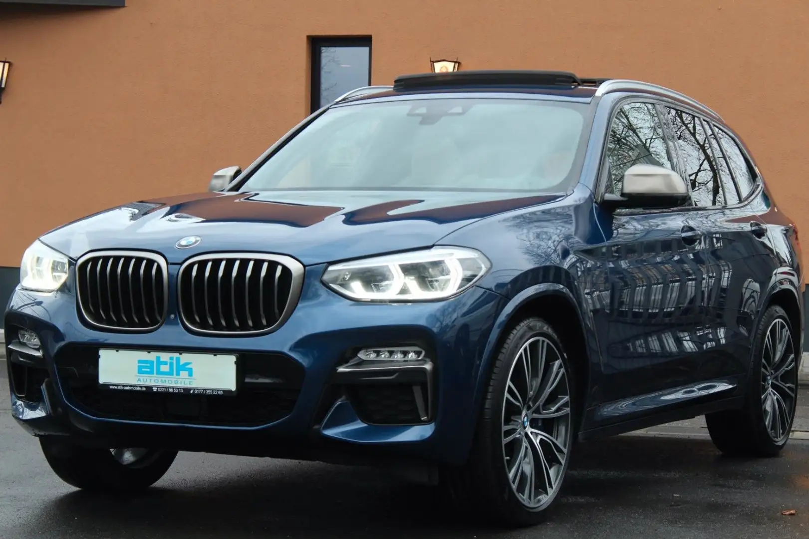 BMW X3 M 1.HAND MeGaVoLL INDIVIDUAL 360° 4xSHZ ACC Azul - 1