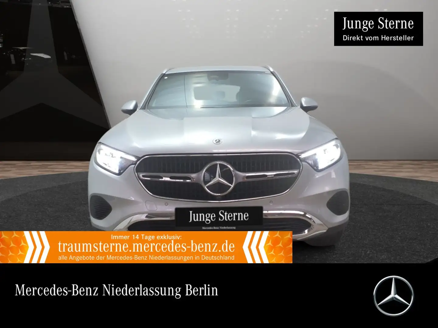 Mercedes-Benz GLC 220 d 4M AVANTG+AHK+LED+KAMERA+TOTW+KEYLESS+9G Silber - 1