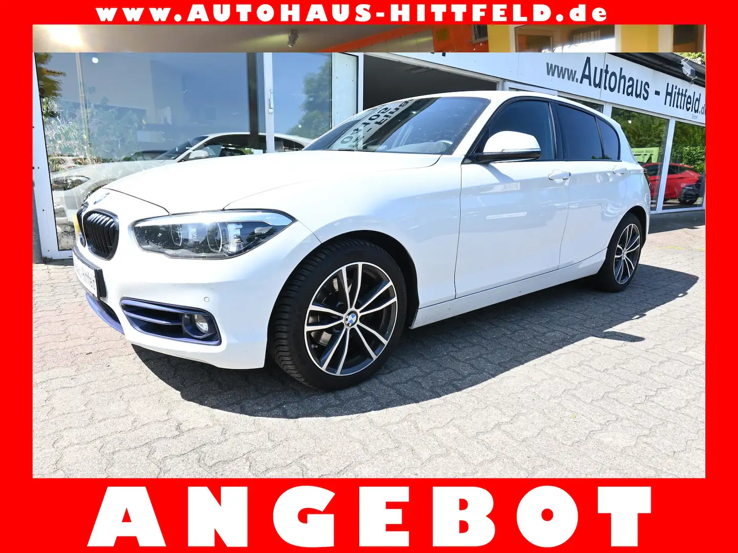 BMW 120 120i Aut *Sport Line Shadow*5-tür Navi DAB LED Weiß - 1